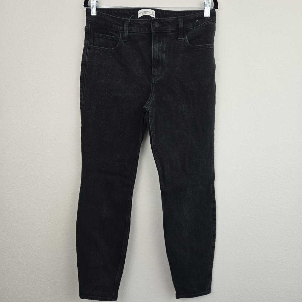Black Abercrombie & Fitch The Skinny High Rise Jeans